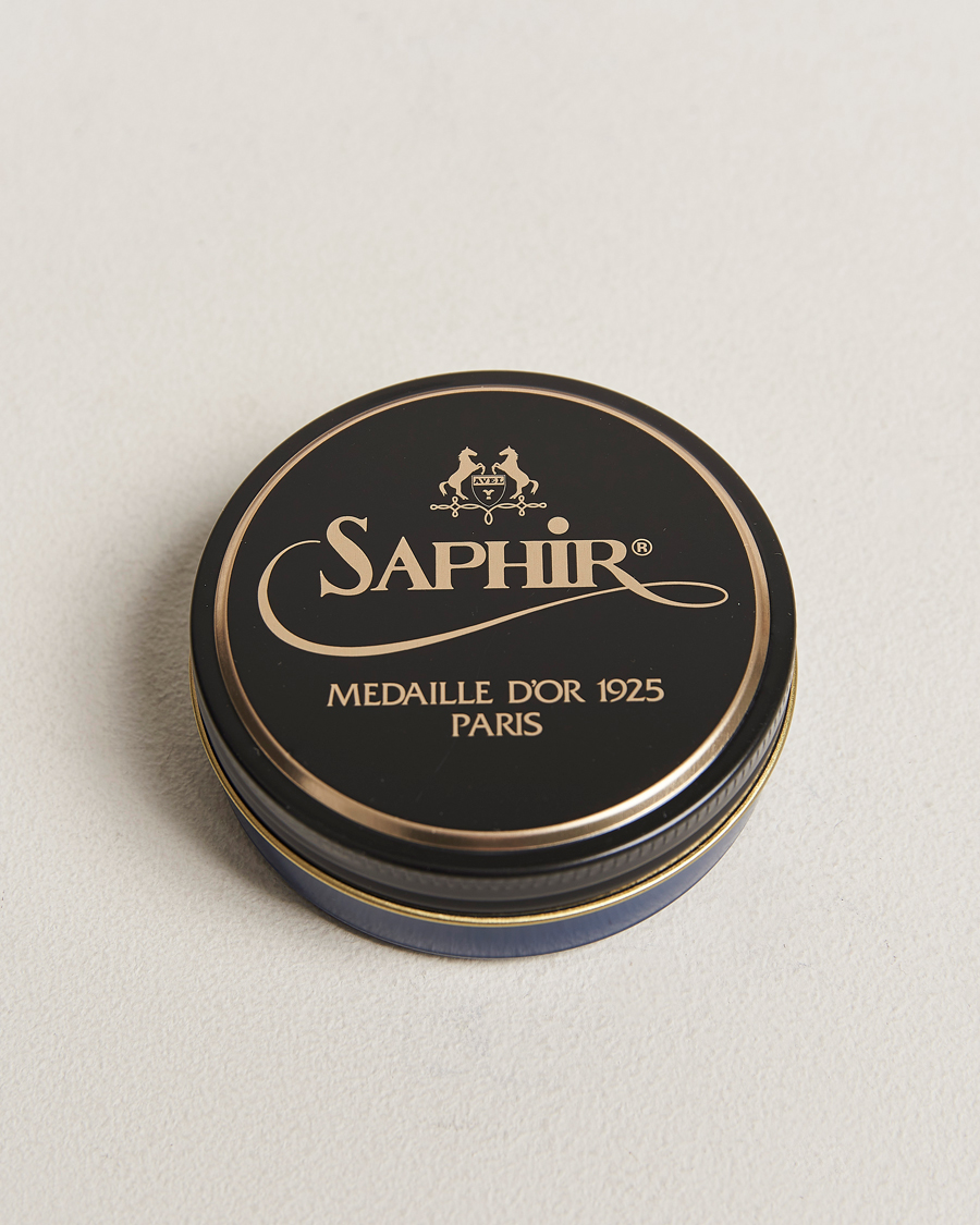 Men | Shoe Care | Saphir Medaille d'Or | Pate De Lux 50 ml Navy Blue