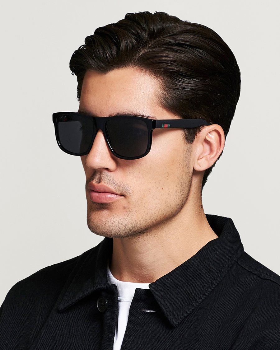 Men | Sunglasses | Gucci | GG0010S Sunglasses Black