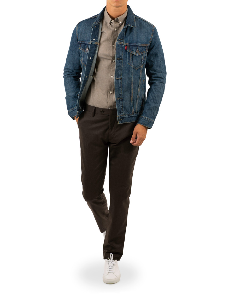 Men | Trousers | NN07 | New Theo 1249 Wool Trousers Brown