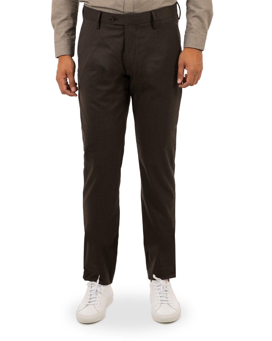 Men | Trousers | NN07 | New Theo 1249 Wool Trousers Brown