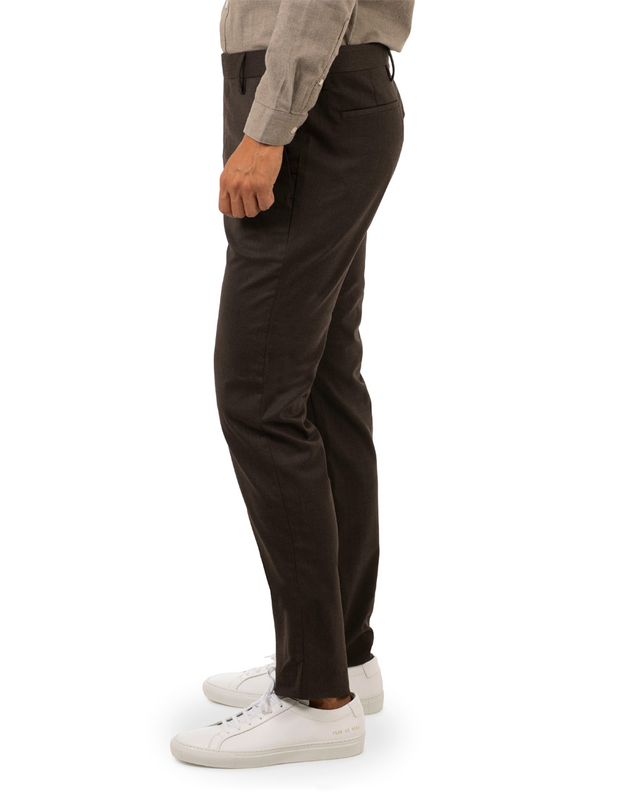 Men | Trousers | NN07 | New Theo 1249 Wool Trousers Brown