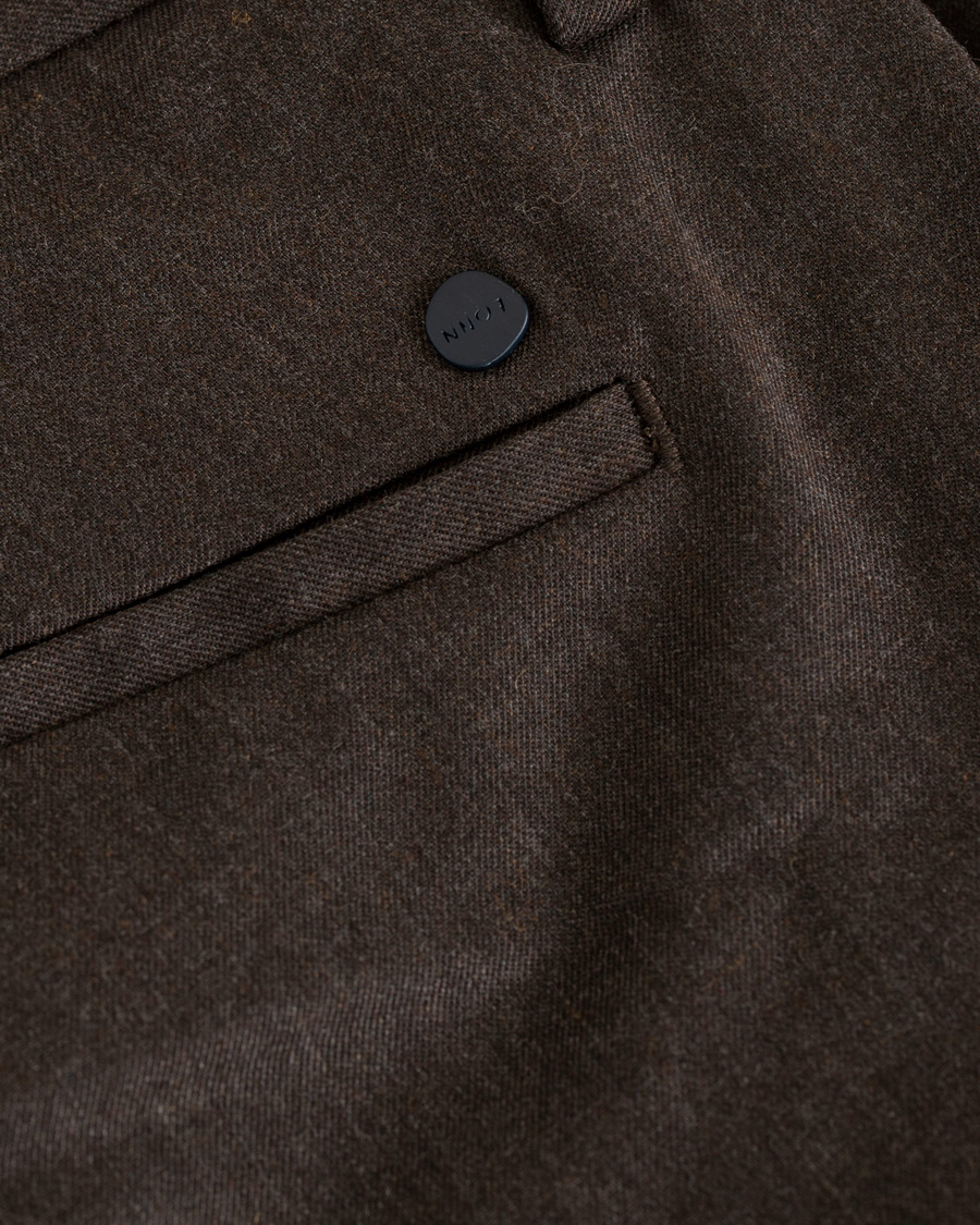 Men | Trousers | NN07 | New Theo 1249 Wool Trousers Brown