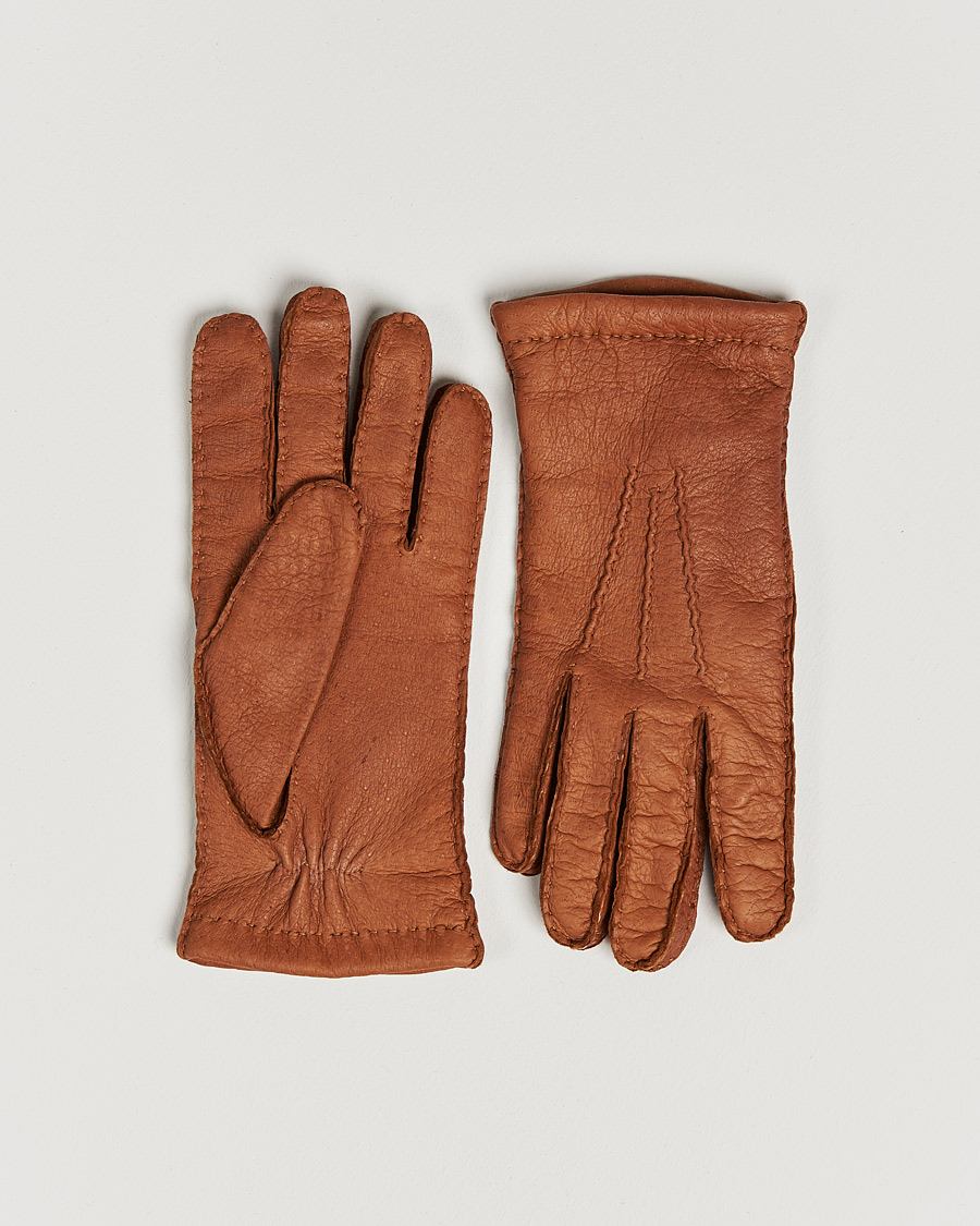 Men | Hestra Peccary Handsewn Cashmere Glove Cork | Hestra | Peccary Handsewn Cashmere Glove Cork