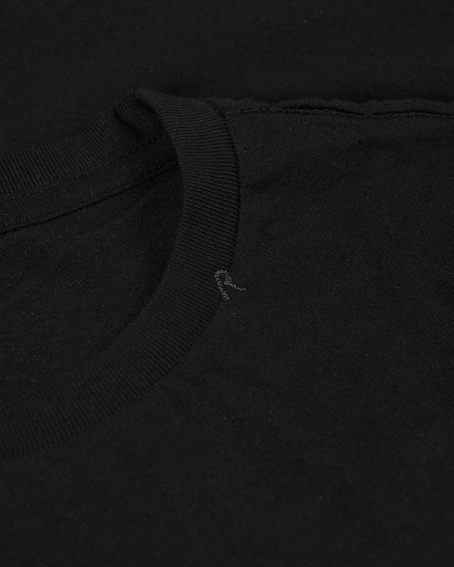 Men | T-Shirts | Replay | Crew Neck Logo Tee Black