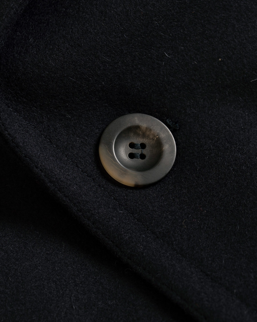 Men | Coats & Jackets | Private White V.C. | Wool Melton Peacoat Midnight