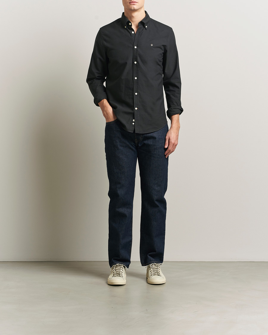 Men | Shirts | Morris | Douglas Oxford Shirt Black