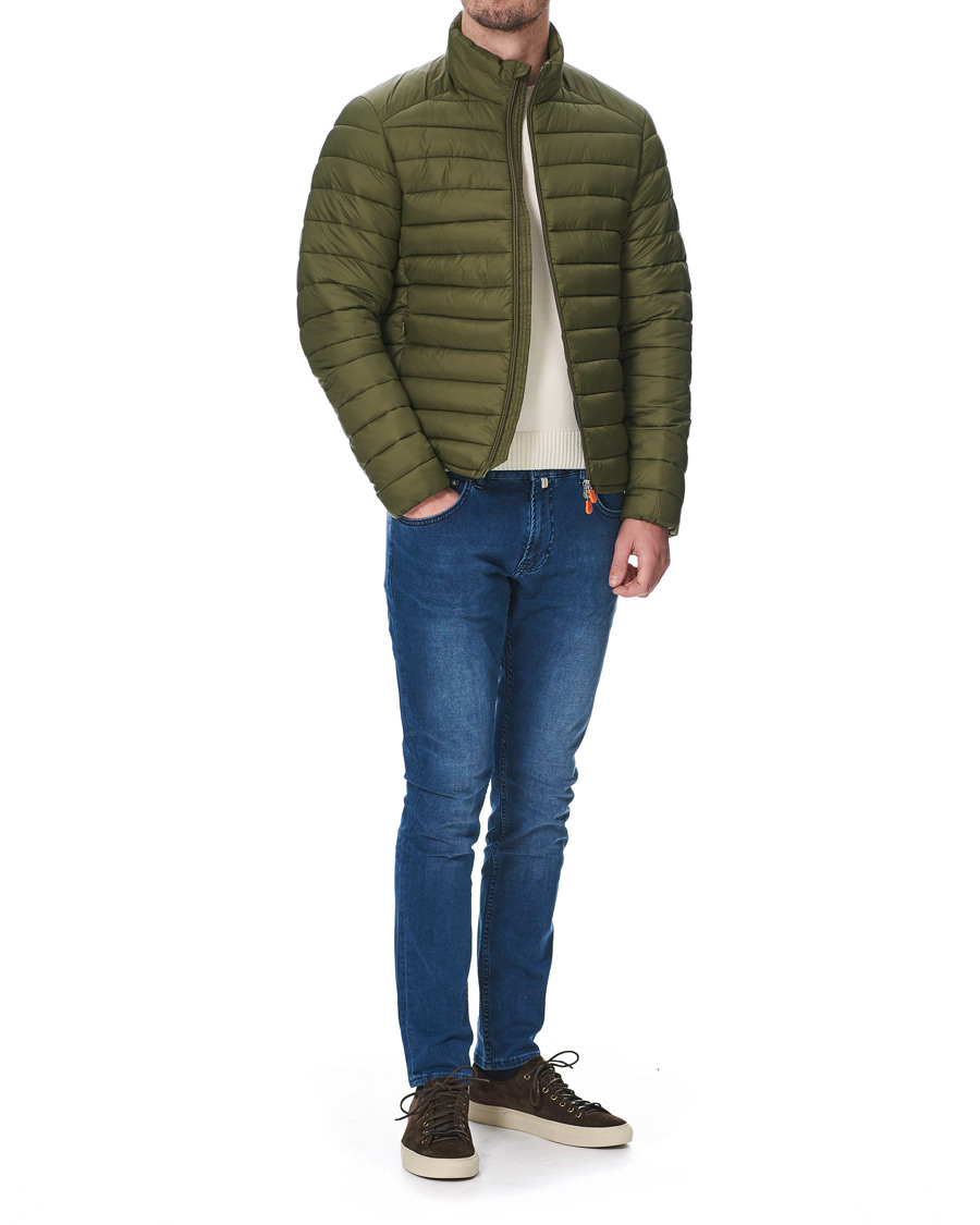 Men | Jeans | Morris | Steve Satin Stretch Jeans Blue