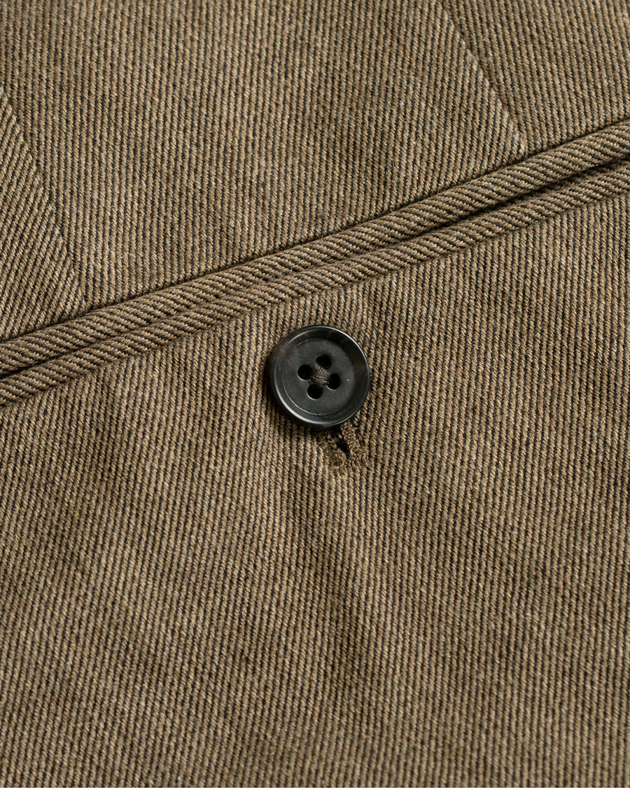 Men | Trousers | J.Lindeberg | Chaze Flannel Twill Trousers Olive