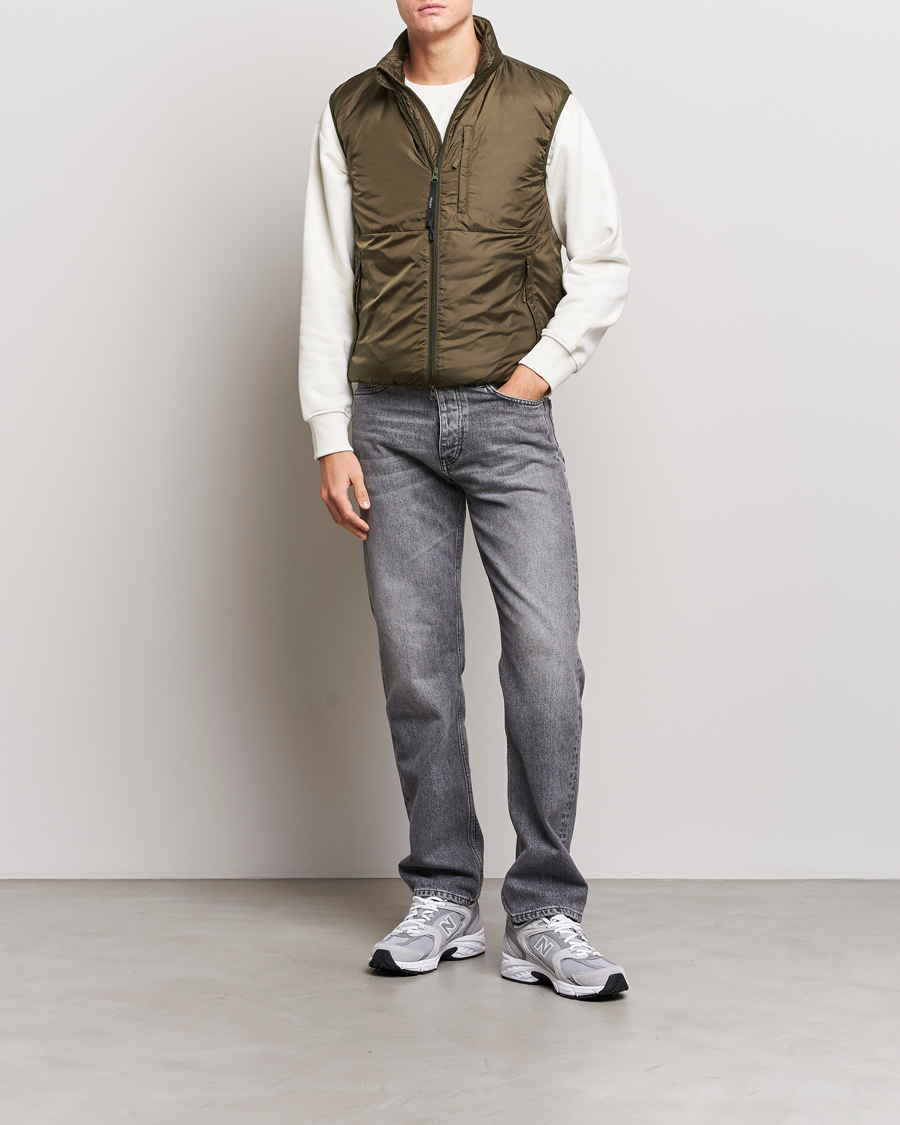 Men | Coats & Jackets | Aspesi | Jil Padded Vest Dark Military