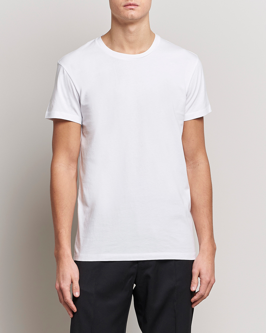 Men | T-Shirts | Samsøe Samsøe | Kronos Crew Neck Tee White