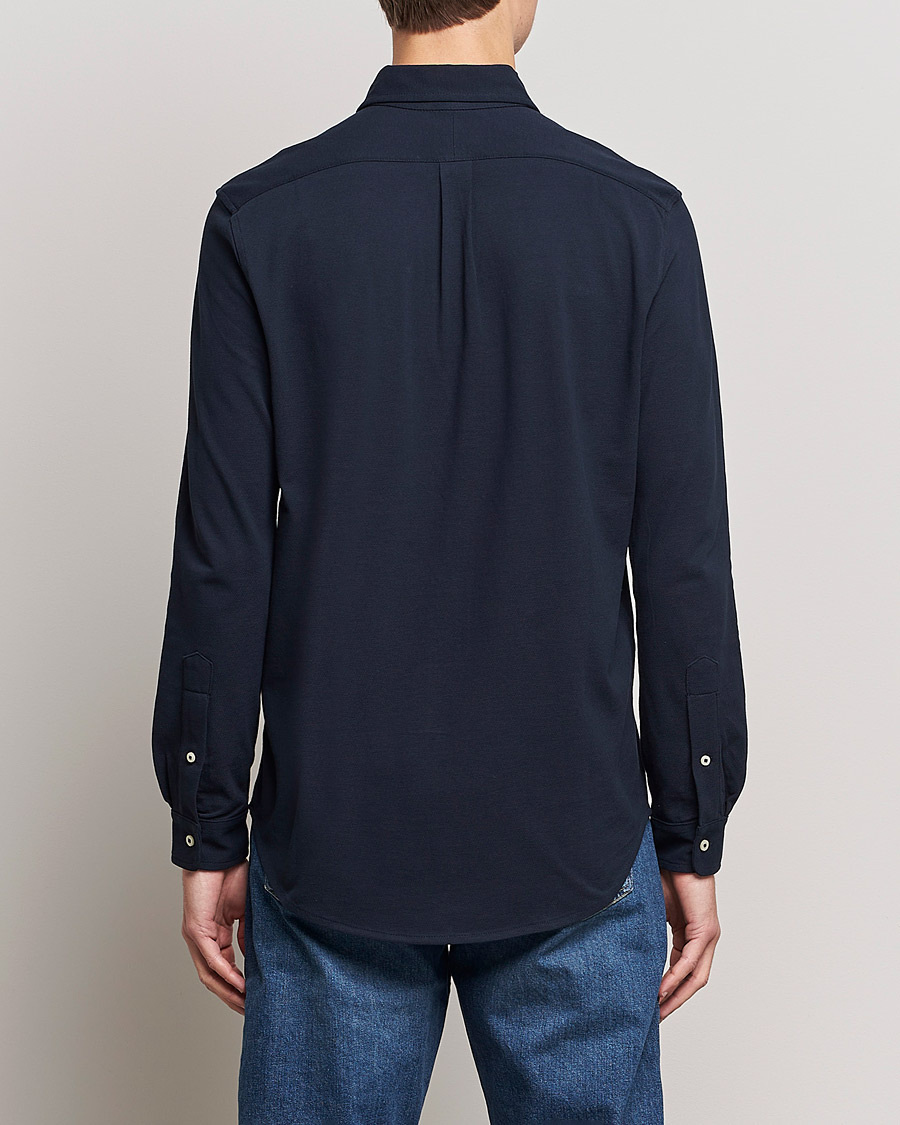Men | Shirts | Polo Ralph Lauren | Featherweight Mesh Shirt Aviator Navy