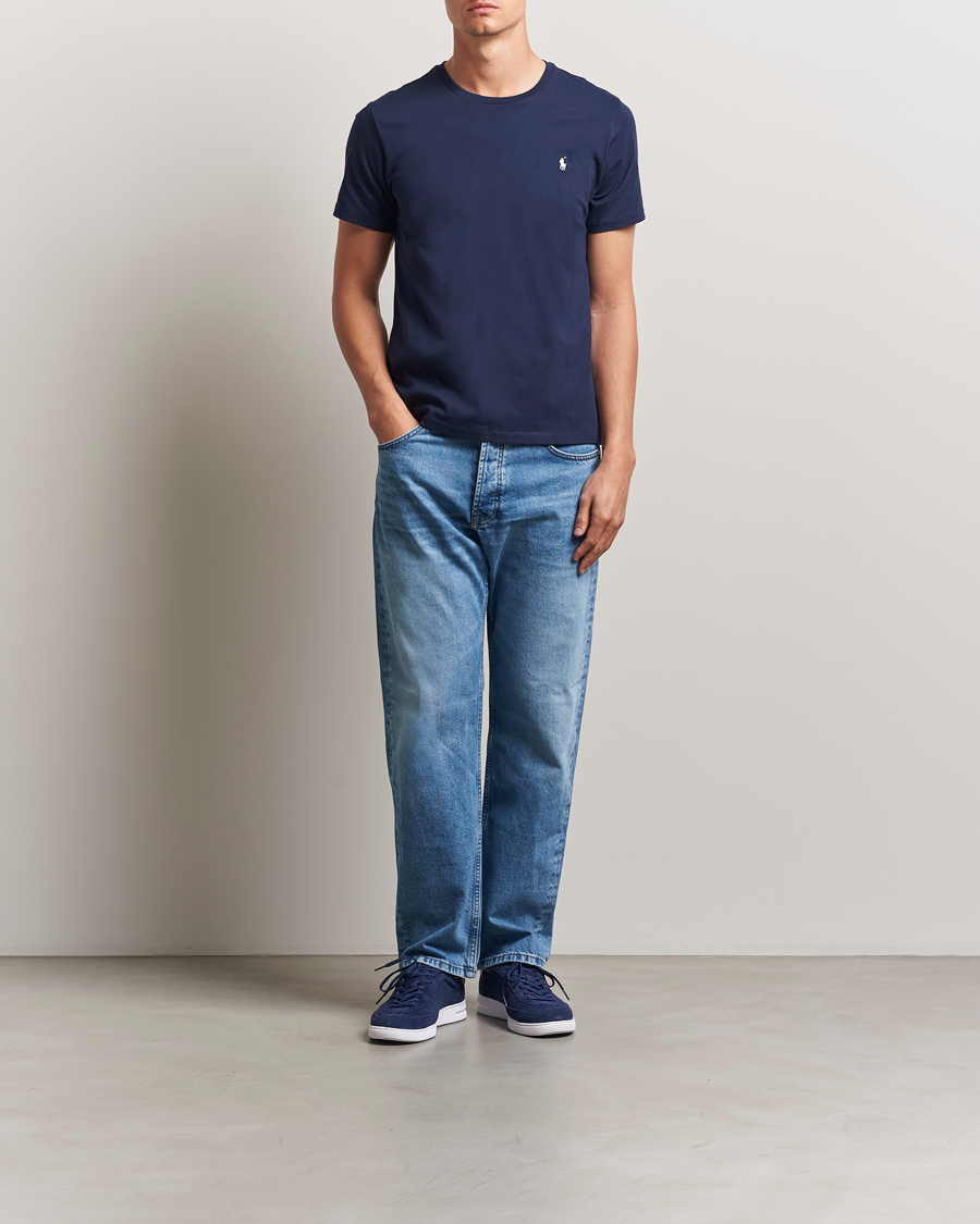 Men | T-Shirts | Polo Ralph Lauren | Liquid Cotton Crew Neck T-Shirt Cruise Navy