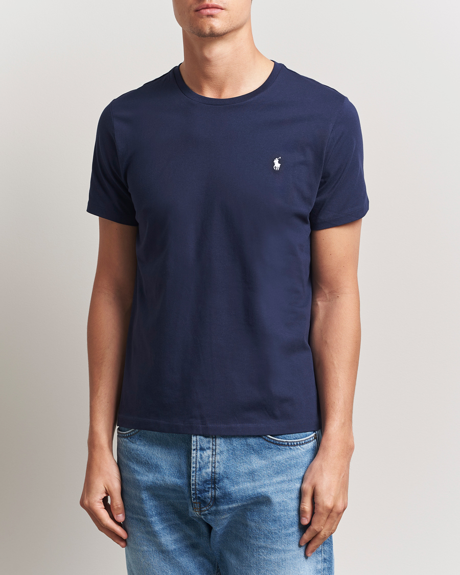 Men | T-Shirts | Polo Ralph Lauren | Liquid Cotton Crew Neck T-Shirt Cruise Navy