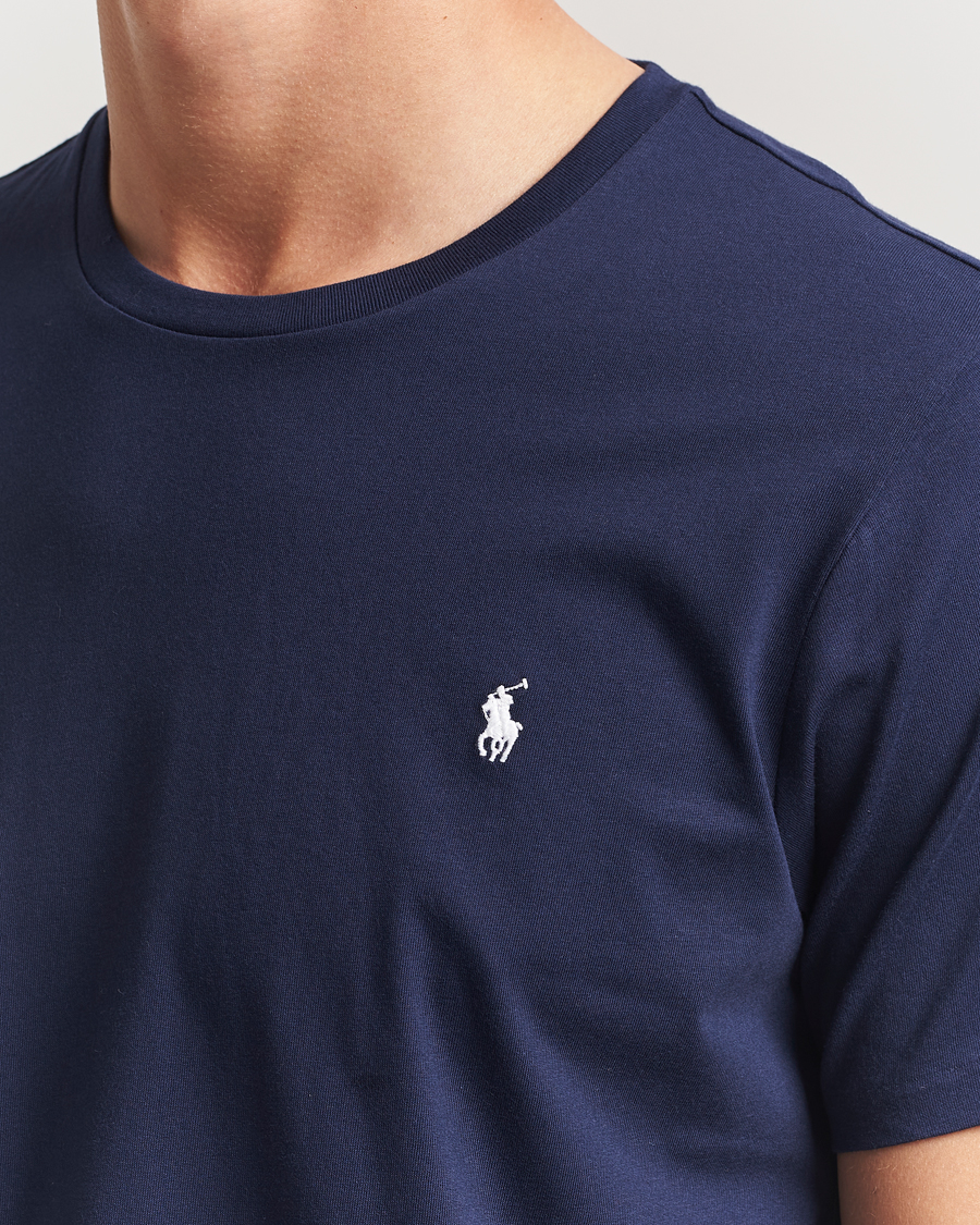 Men | T-Shirts | Polo Ralph Lauren | Liquid Cotton Crew Neck T-Shirt Cruise Navy