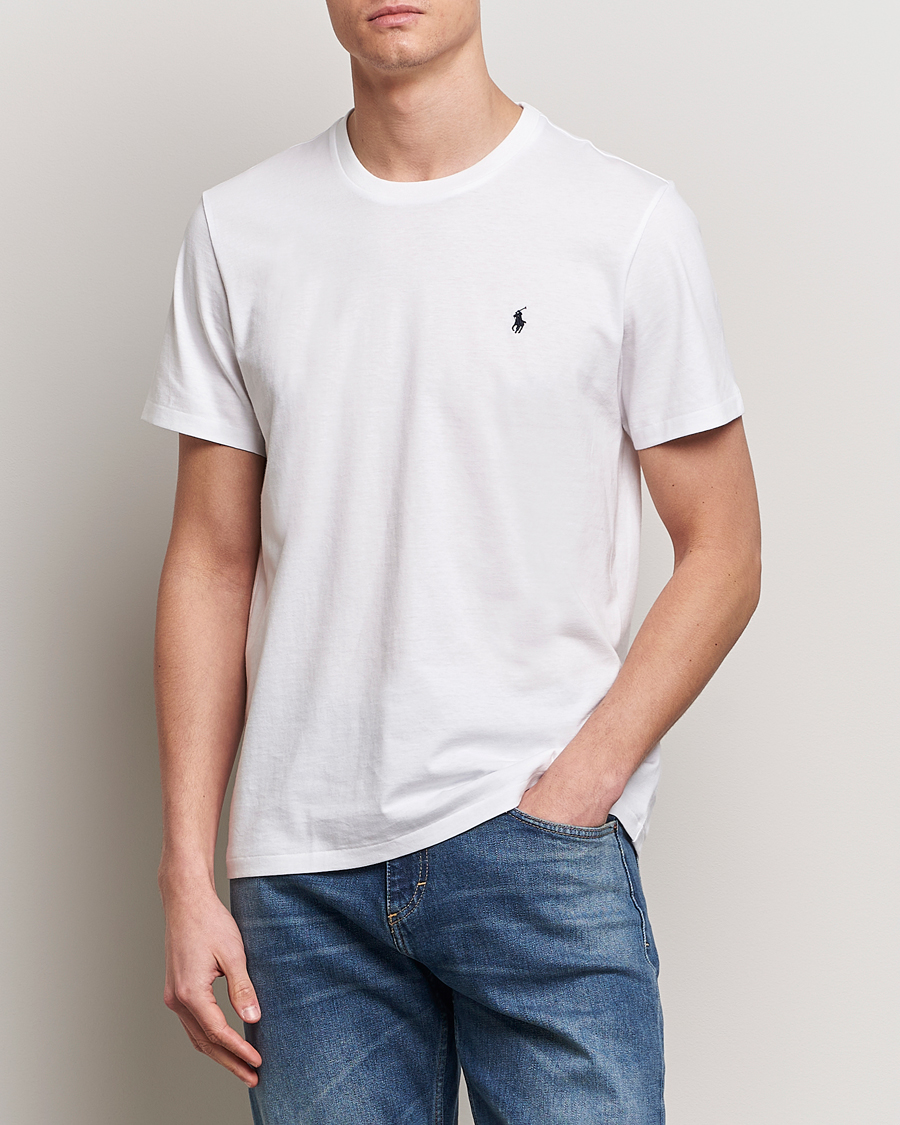 Men | T-Shirts | Polo Ralph Lauren | Liquid Cotton Crew Neck T-Shirt White