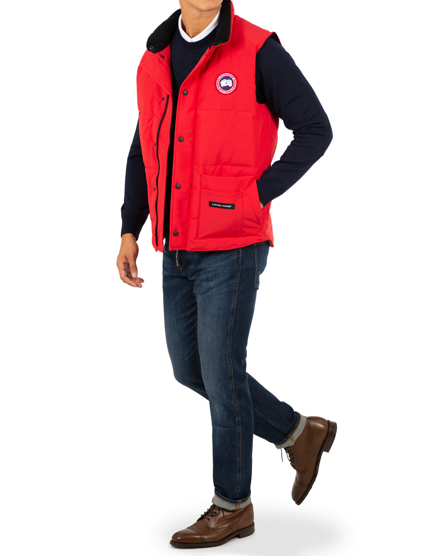 Men | Coats & Jackets | Canada Goose | Freestyle Crew Vest Red