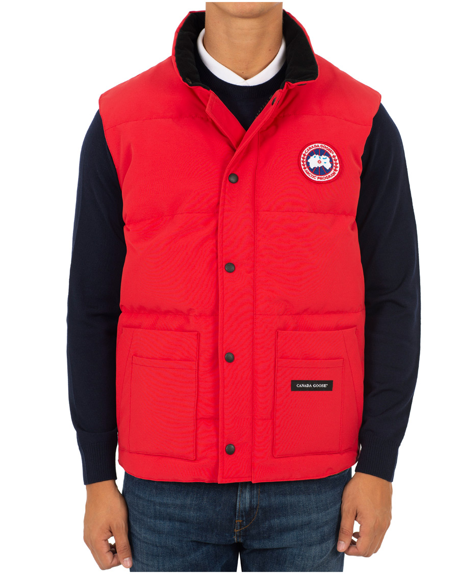 Men | Coats & Jackets | Canada Goose | Freestyle Crew Vest Red