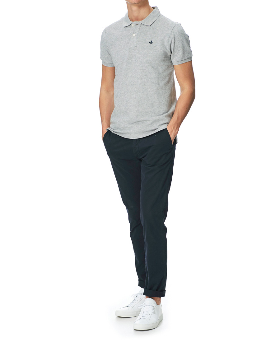 Men | Polo Shirts | Morris | New Piqué Grey Melange