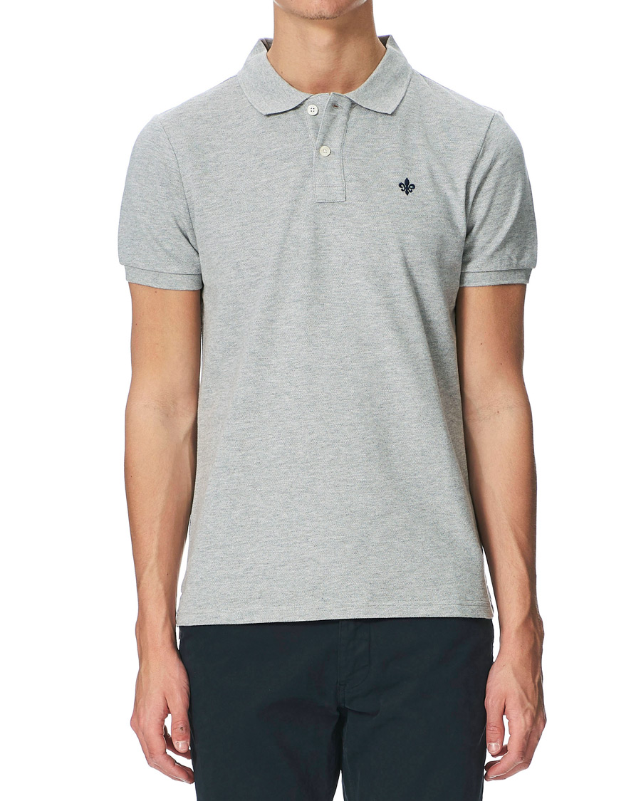 Men | Polo Shirts | Morris | New Piqué Grey Melange