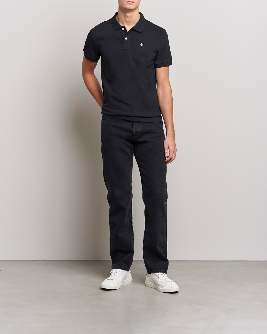 Men | Polo Shirts | Morris | New Pique Black