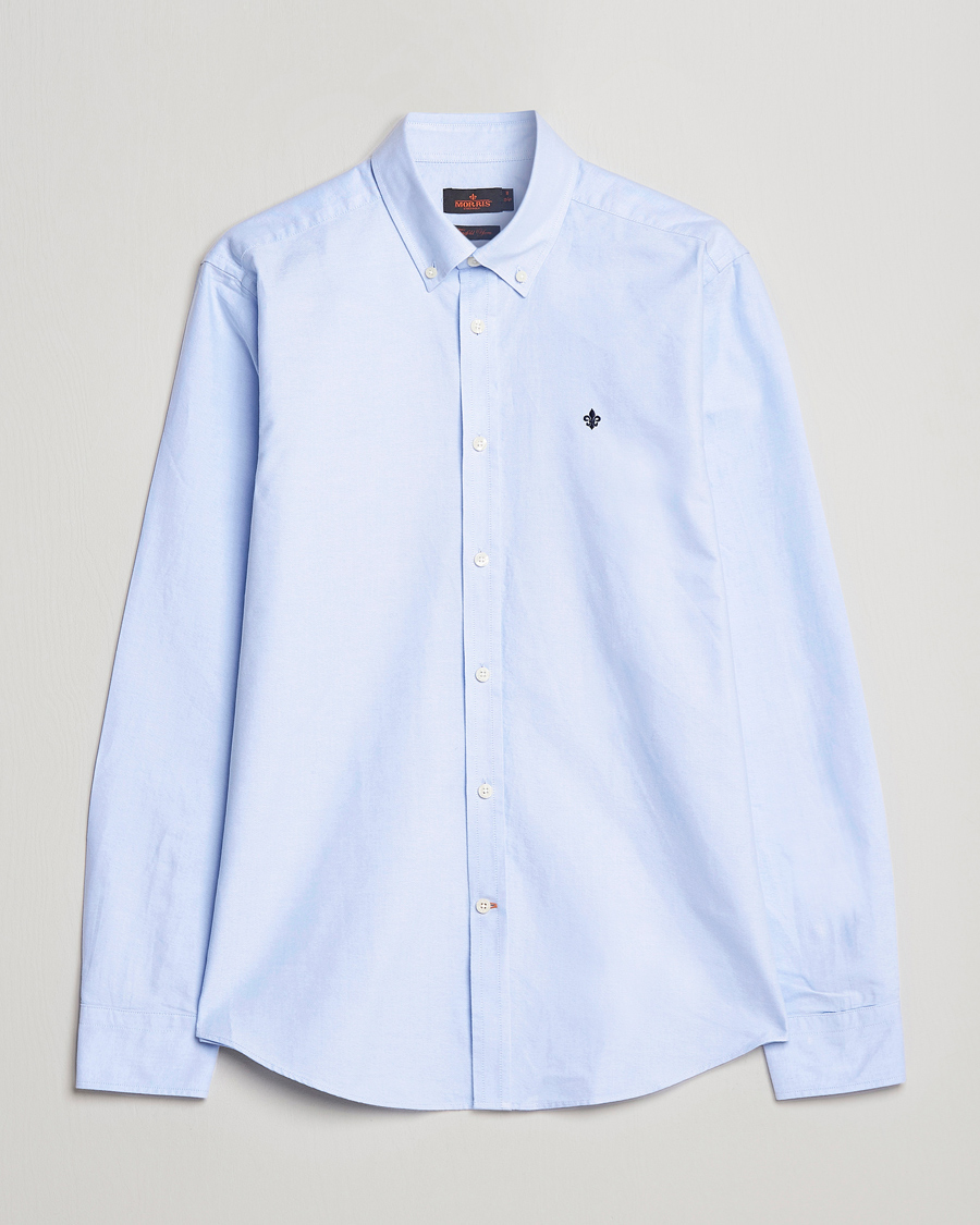 Men | Shirts | Morris | Douglas Oxford Shirt Light Blue