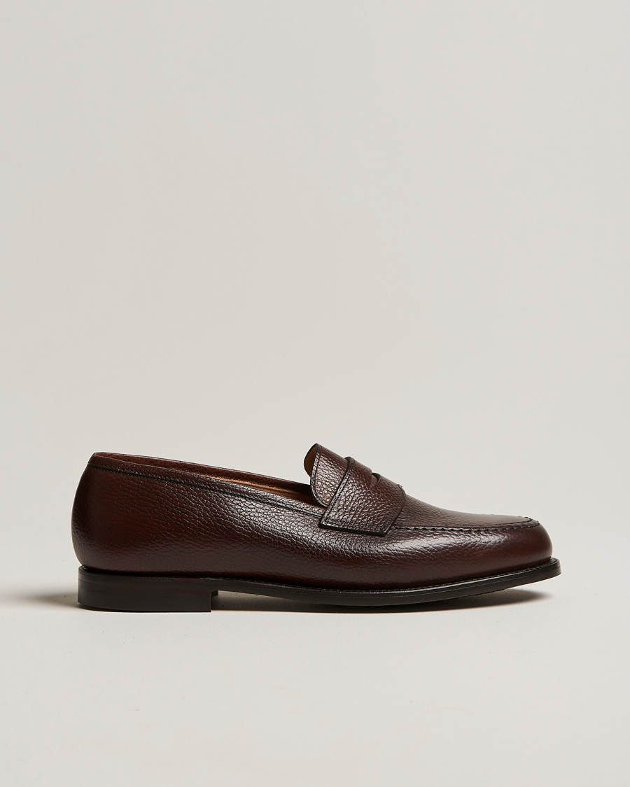 Men | Loafers | Crockett & Jones | Boston City Sole Dark Brown Calf