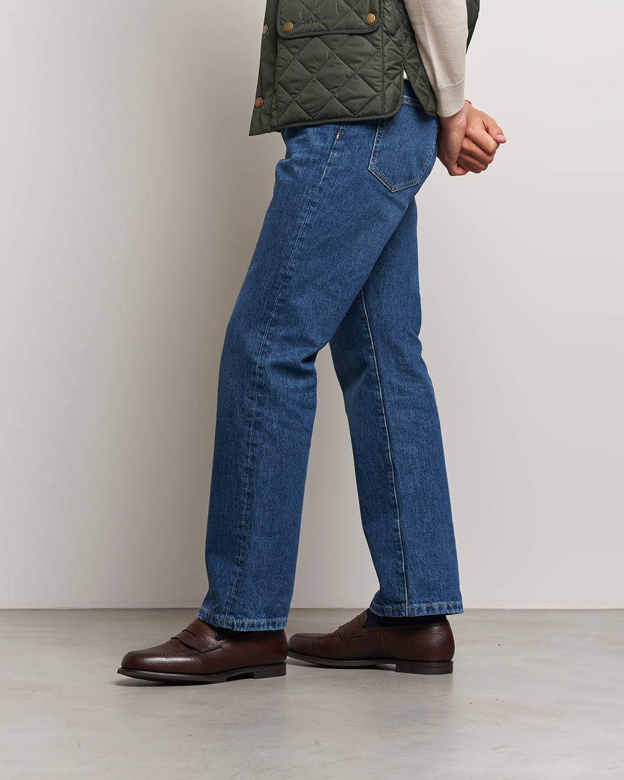 Men | Loafers | Crockett & Jones | Boston City Sole Dark Brown Calf