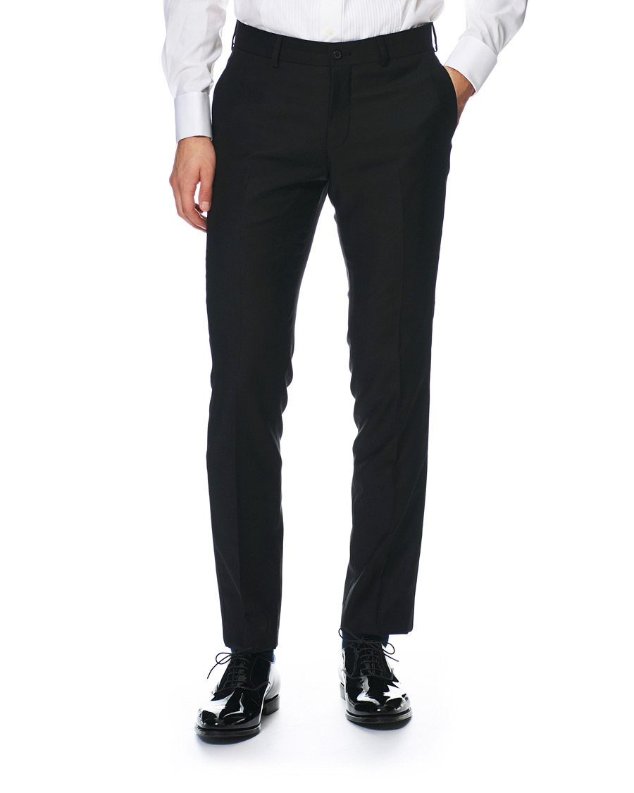 Men | Trousers | Tiger of Sweden | Terriss Tuxedo Trousers Black