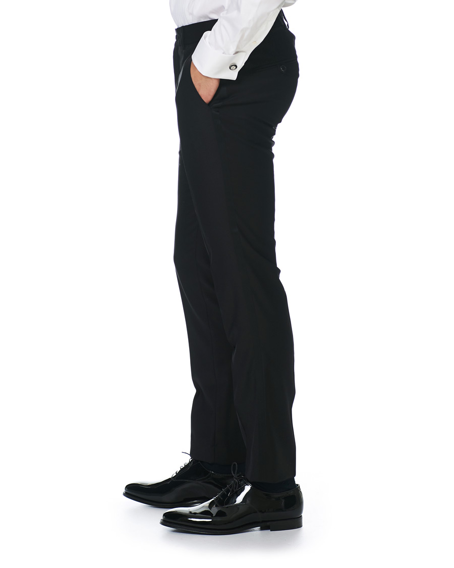Men | Trousers | Tiger of Sweden | Terriss Tuxedo Trousers Black