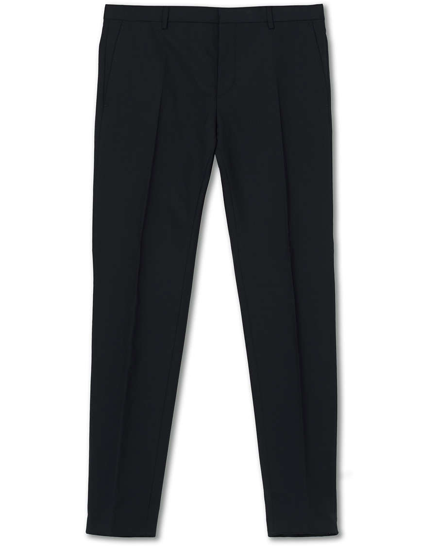 Men | Trousers | Calvin Klein | Wool Stretch Trousers Midnight Navy