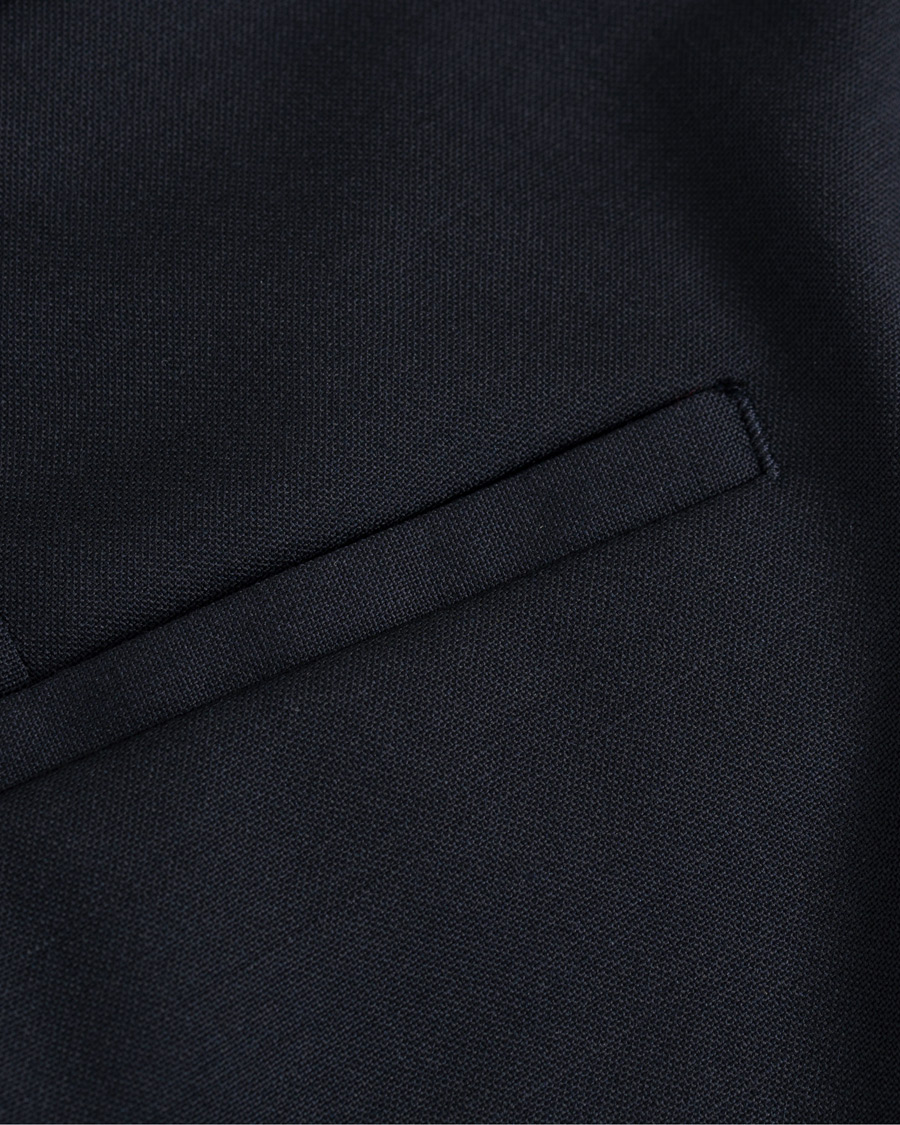 Men | Trousers | Calvin Klein | Wool Stretch Trousers Midnight Navy