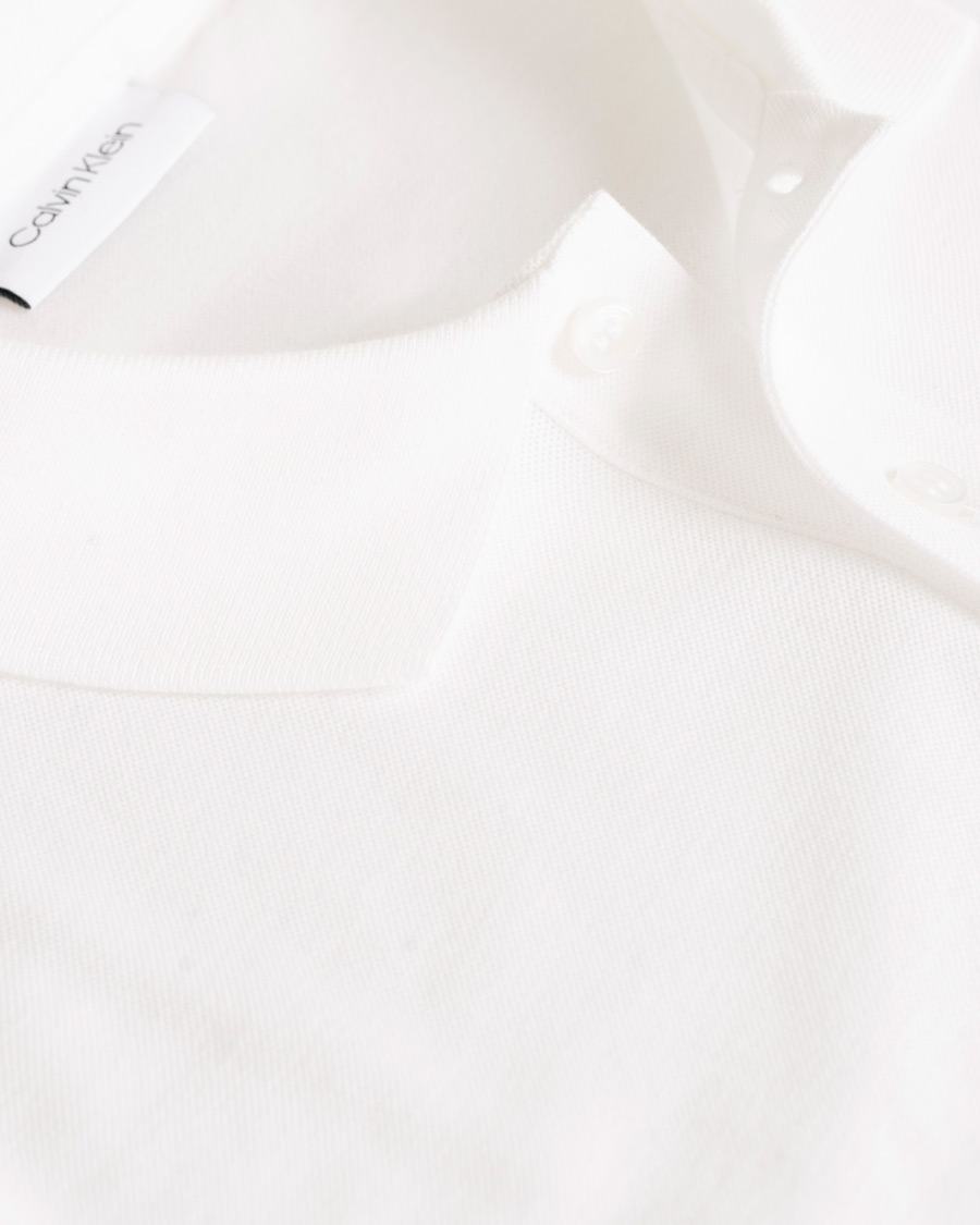 Men | Polo Shirts | Calvin Klein | Pique White