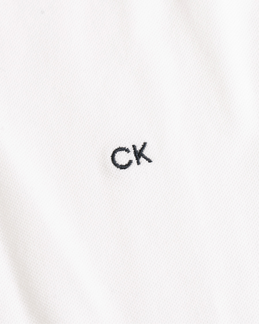 Men | Polo Shirts | Calvin Klein | Pique White