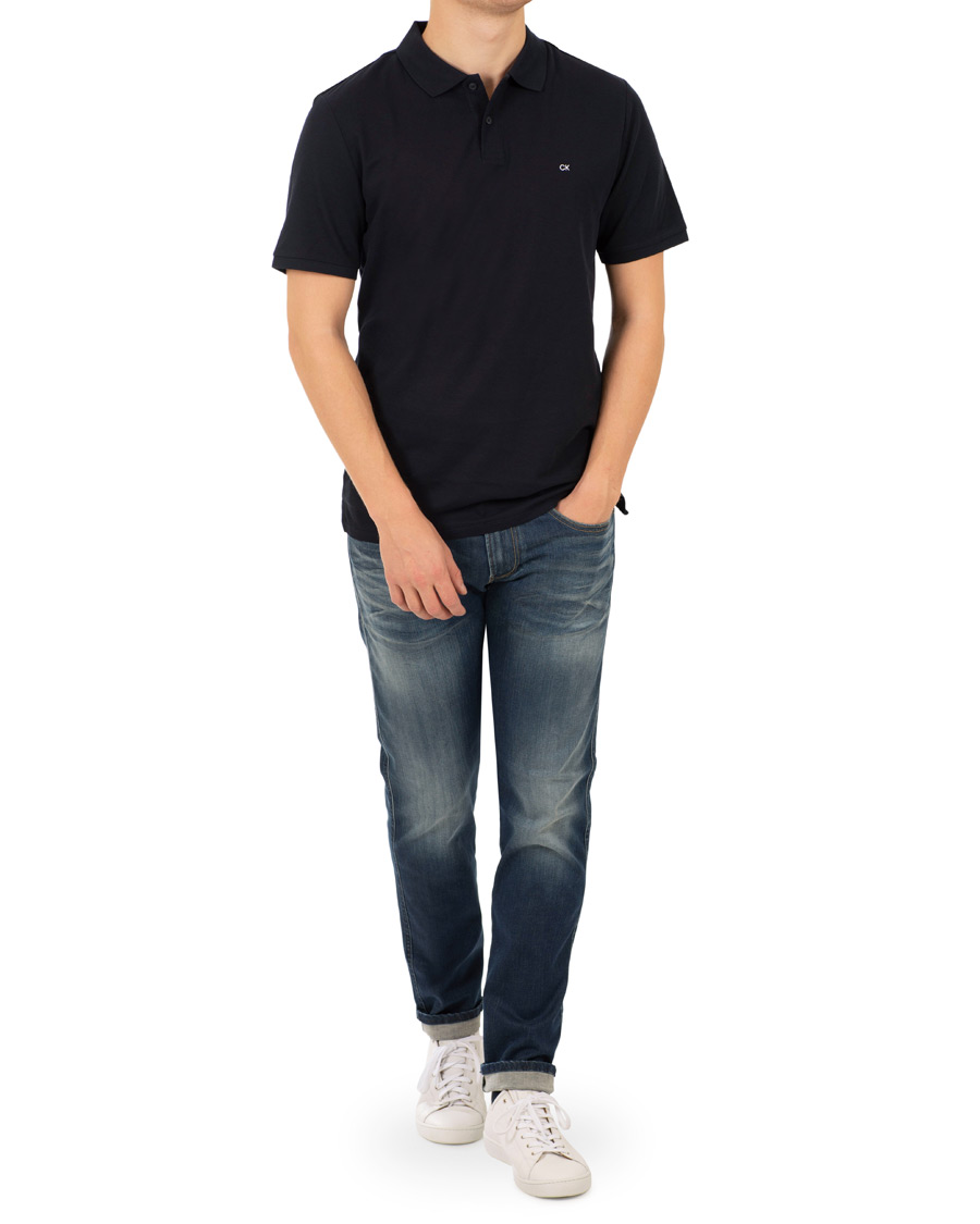 Men | Polo Shirts | Calvin Klein | Pique Navy