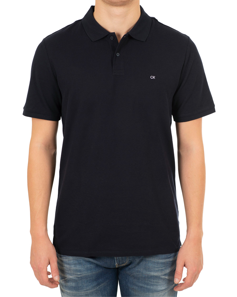 Men | Polo Shirts | Calvin Klein | Pique Navy