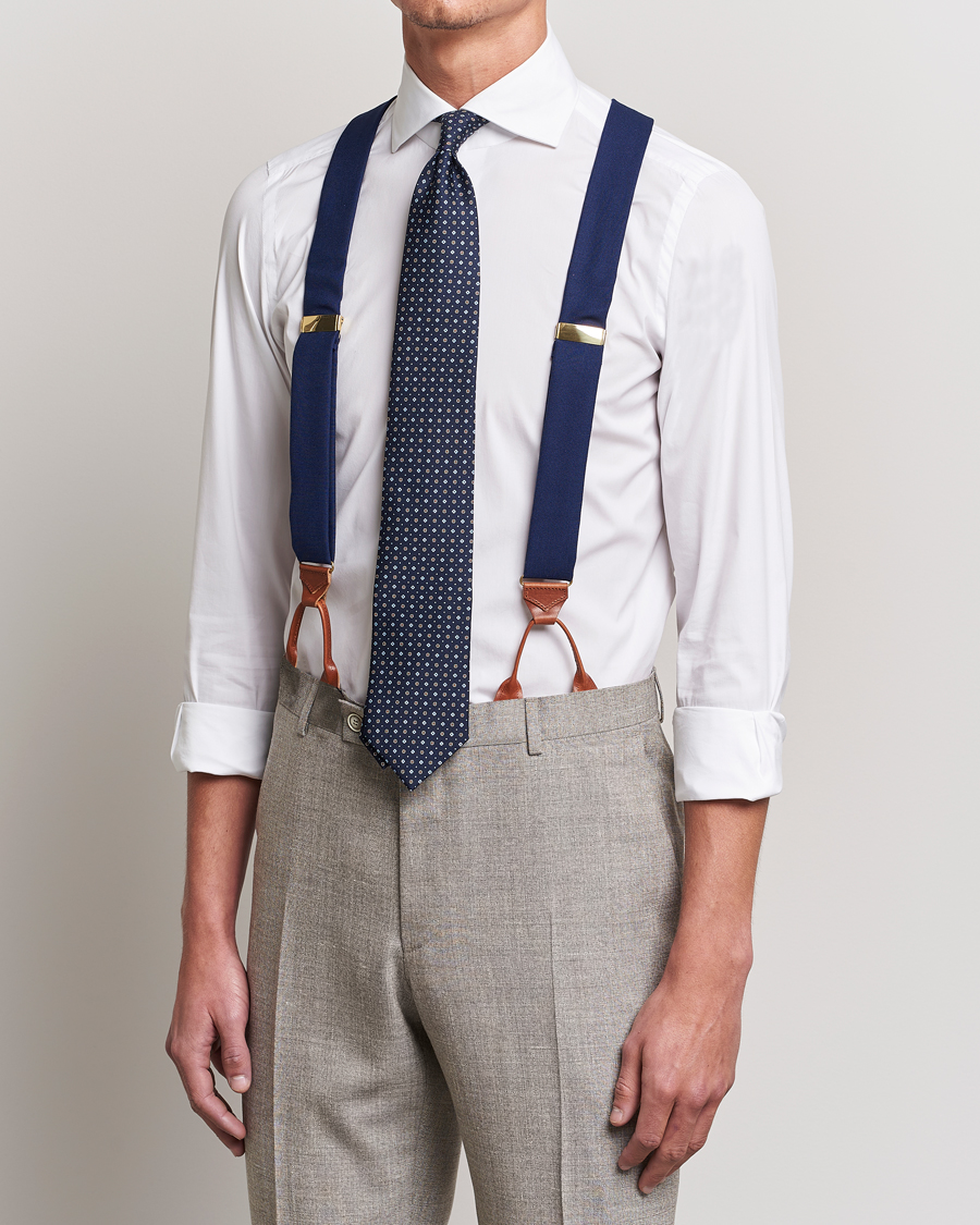 Men | Albert Thurston Fresco Braces 38mm Royal Blue | Albert Thurston | Fresco Braces 38mm Royal Blue