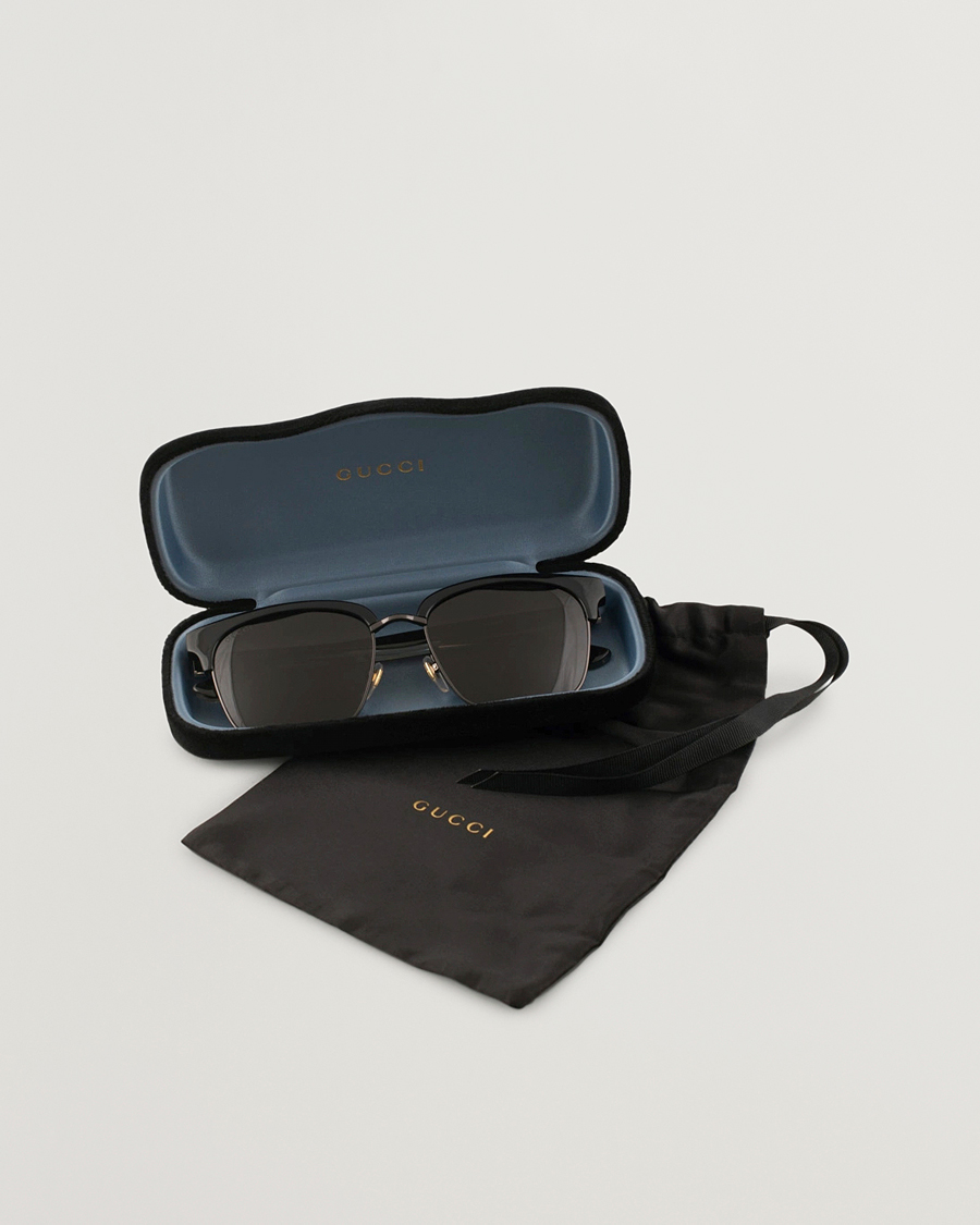Men | Sunglasses | Gucci | GG0382S Sunglasses Black/Grey