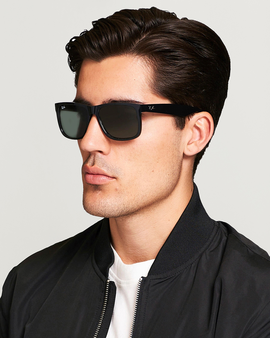 Men | Sunglasses | Ray-Ban | 0RB4165 Justin Sunglasses Black