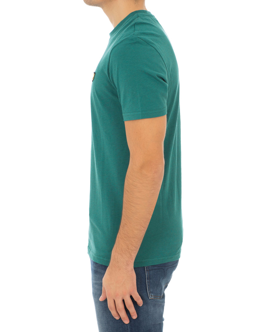 Men | T-Shirts | Lyle & Scott | Garment Dyed T-Shirt Alpine Green Marl