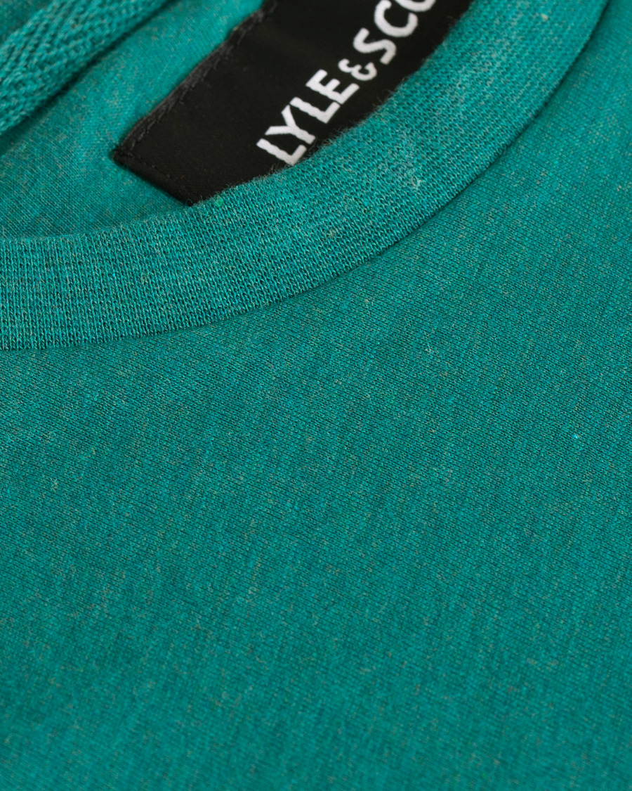 Men | T-Shirts | Lyle & Scott | Garment Dyed T-Shirt Alpine Green Marl