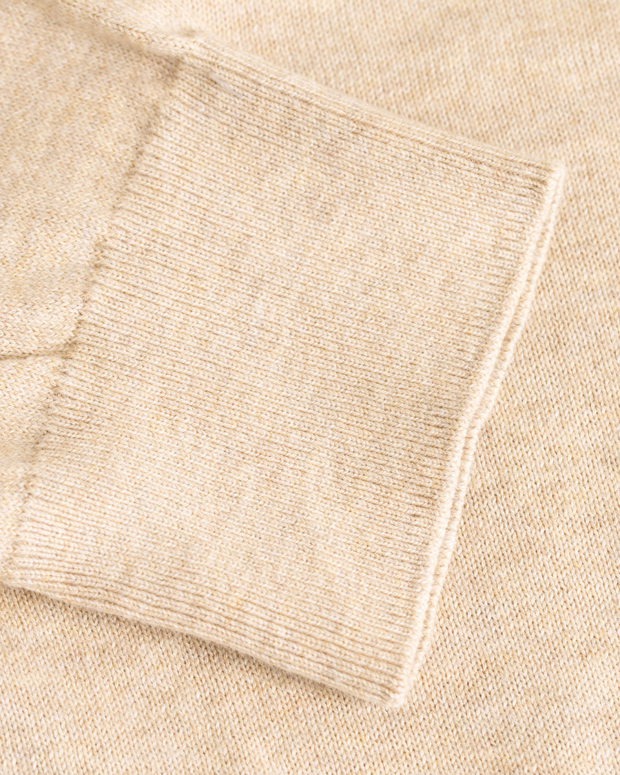 Men | Sweaters & Knitwear | Polo Ralph Lauren | Pima Cotton Crew Neck Pullover Sand Heather