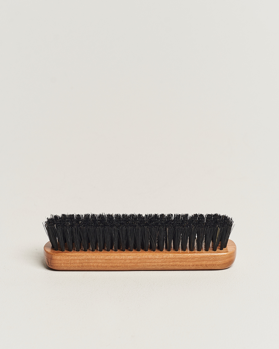 Men | Garment Care | Kent Brushes | Small Cherry Wood Travel Clothing Brush