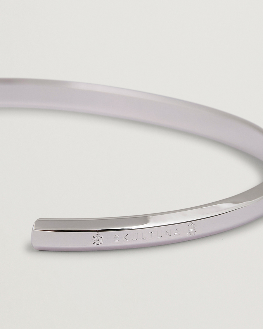 Men | Jewellery | Skultuna | Icon Cuff Thin Polished Steel