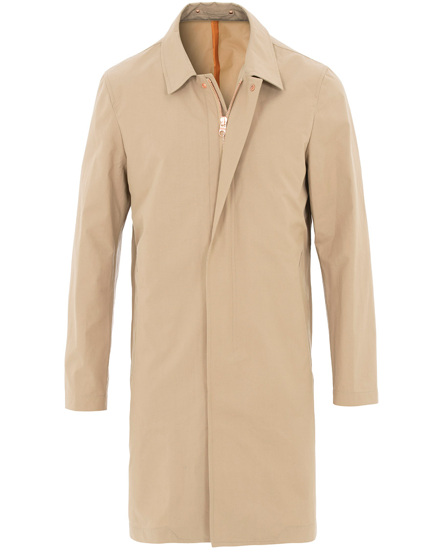 Men | Coats & Jackets | Private White V.C. | Ventile Mac Coat Sand