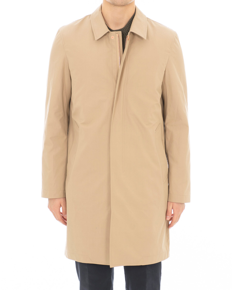 Men | Coats & Jackets | Private White V.C. | Ventile Mac Coat Sand