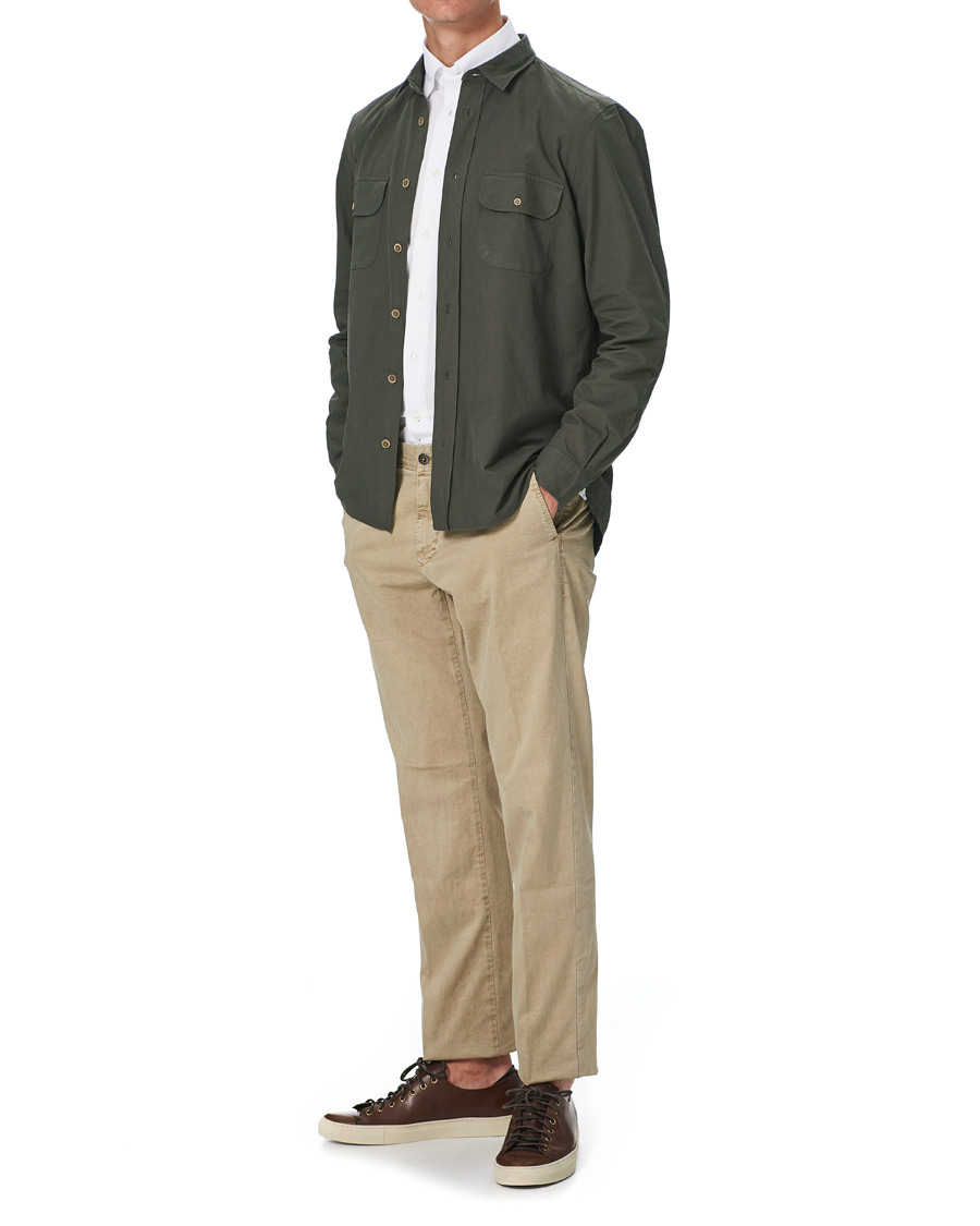Men | Shirts | Eton | Slim Fit Jersey Button Under Shirt White