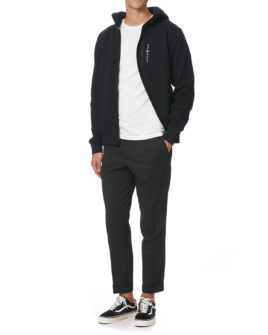 Men | Sweaters & Knitwear | Sail Racing | Bowman Full Zip Hoodie Carbon