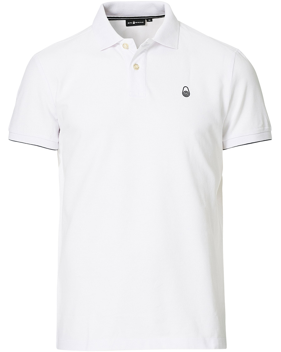 Men | Polo Shirts | Sail Racing | Bowman Polo White