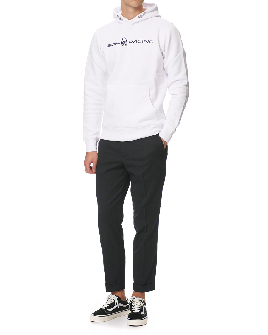 Men | Sweaters & Knitwear | Sail Racing | Bowman Hoodie White