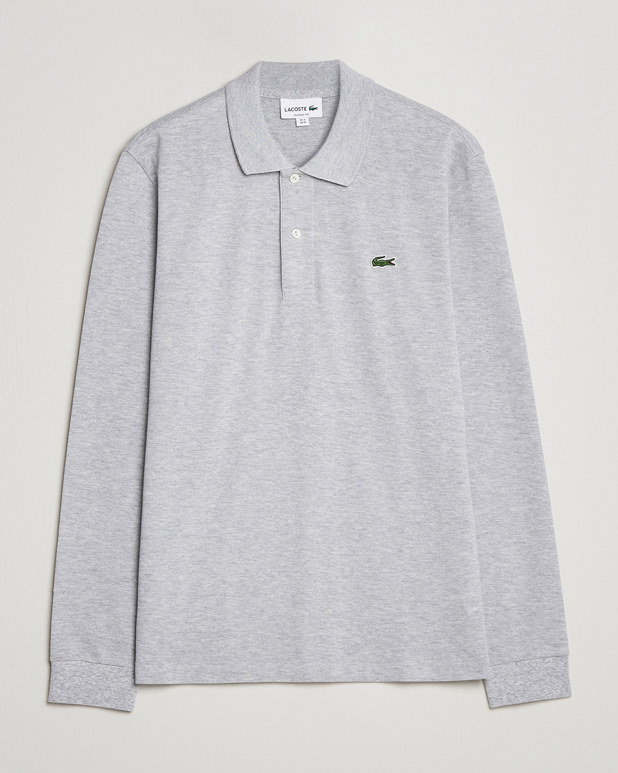 Men | Polo Shirts | Lacoste | Long Sleeve Original Polo Grey